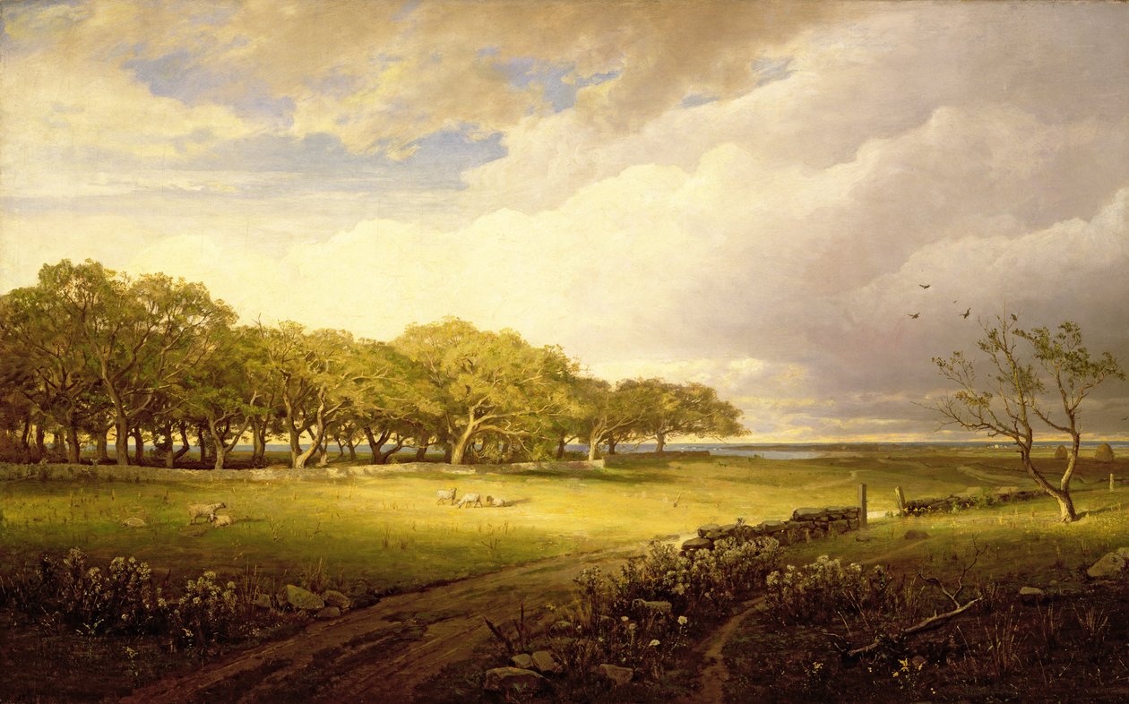 Alter Obstgarten in Newport von William Trost Richards