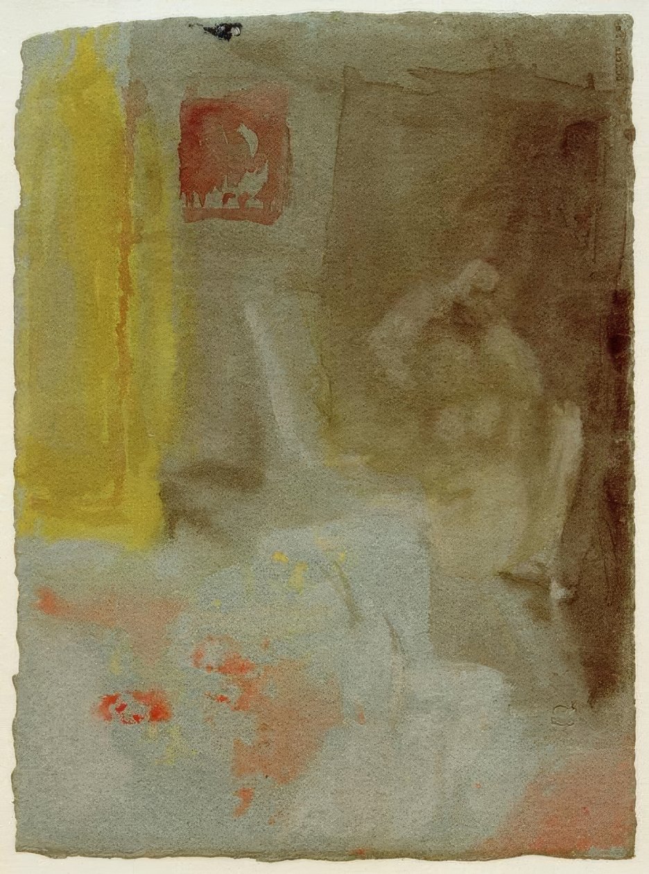 Ein Schlafzimmer mit einem weiblichen Akt von Joseph Mallord William Turner