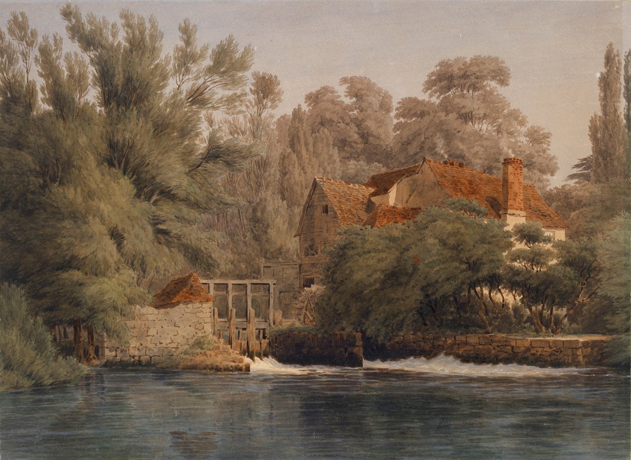 Iffley Mühle, ca. 1840er Jahre von Joseph Mallord William Turner