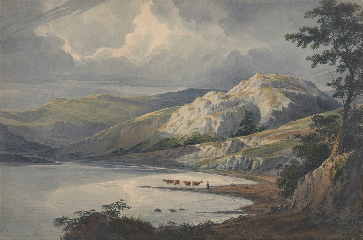 Ein Bergsee von William Turner of Oxford