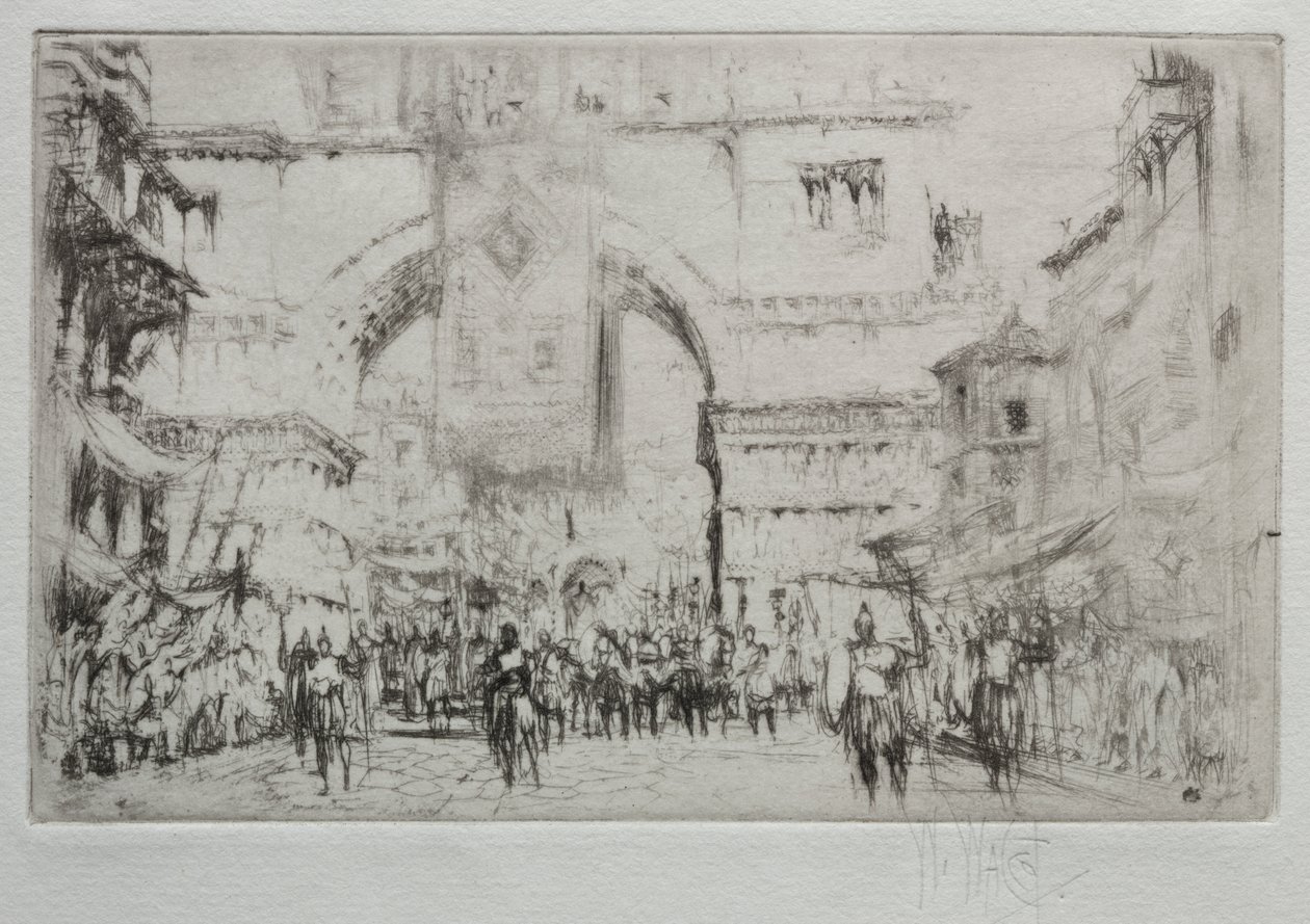 Hadrian betritt Salonica von William Walcot