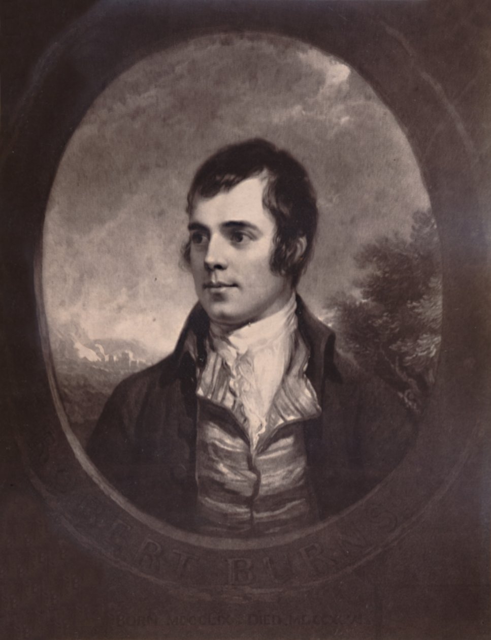 Robert Burns, schottischer Dichter, 19. Jahrhundert, 1894 von William Walker