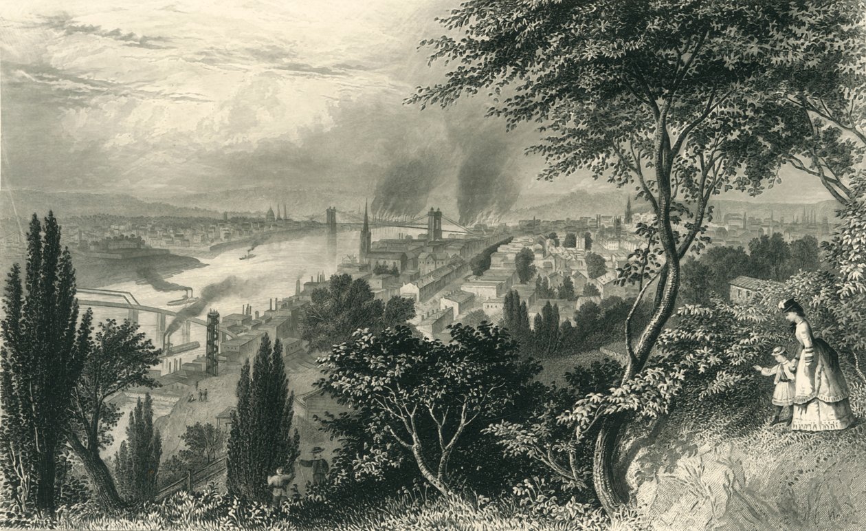 Stadt Cincinnati, 1874 von William Wellstood