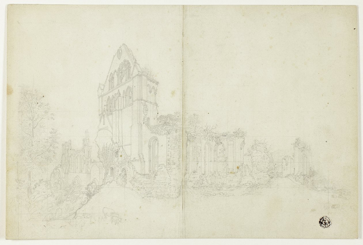Byland Abbey, Yorkshire von William Westall