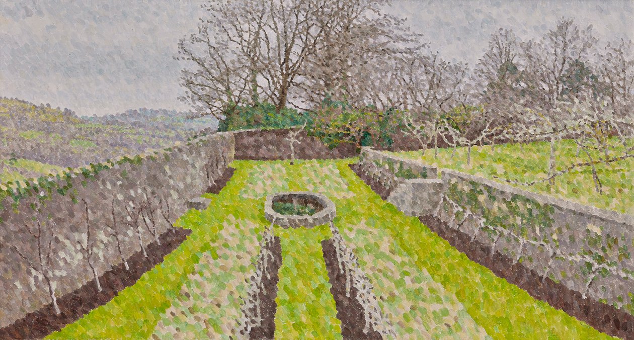 Poolgarten, Winter von William Wilkins