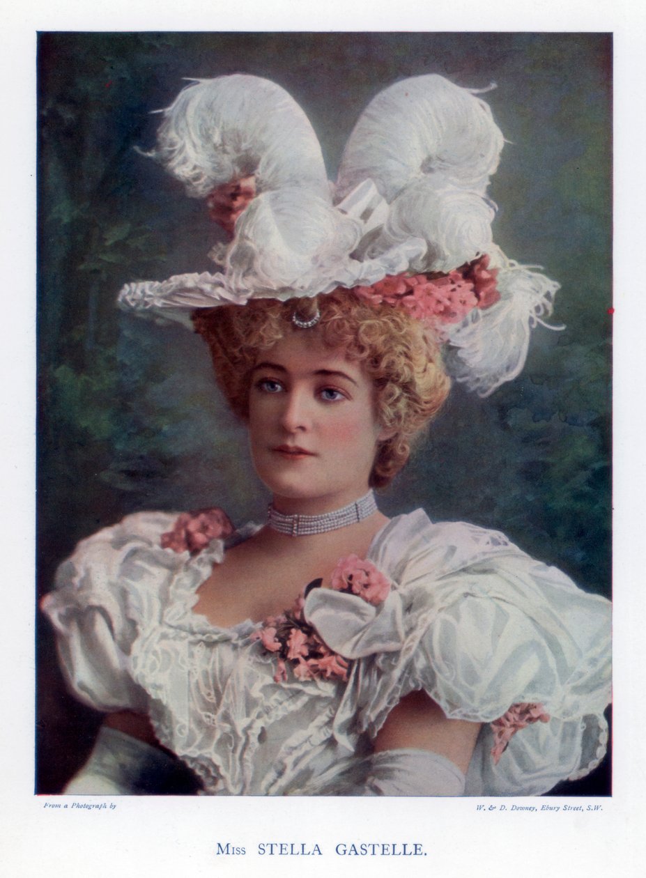 Stella Gastelle, Schauspielerin, 1901 von William and Daniel Downey