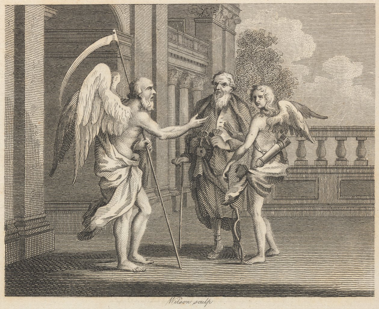 Plutus, Amor und Zeit von Wilson