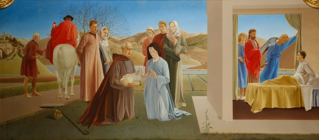 Triptychon - St. Martin von Tours von Winifred Knights