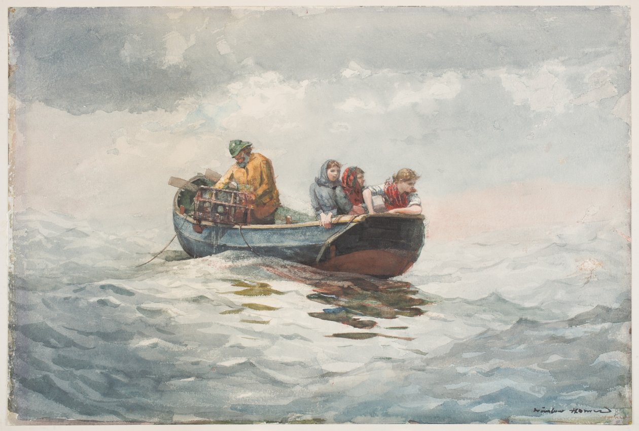 Krabbenfischen von Winslow Homer