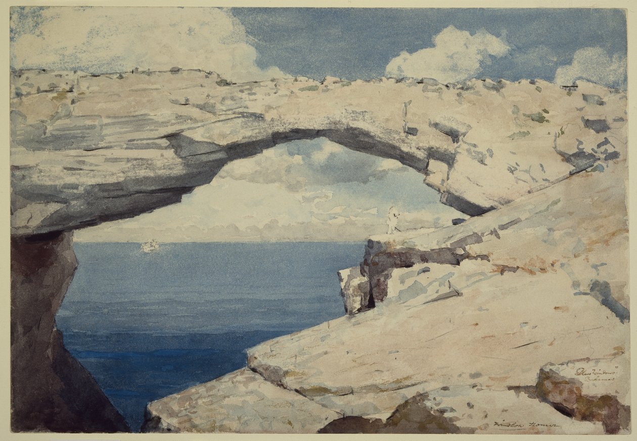 Glasfenster, Bahamas, ca. 1885 von Winslow Homer