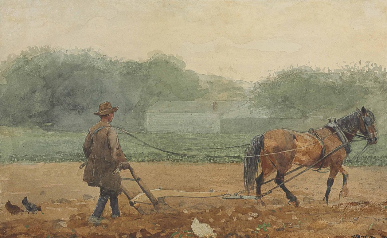 Der Pflüger von Winslow Homer