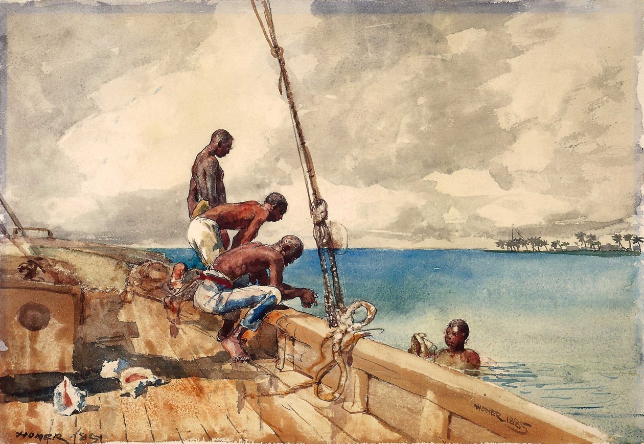 Die Muscheltaucher von Winslow Homer