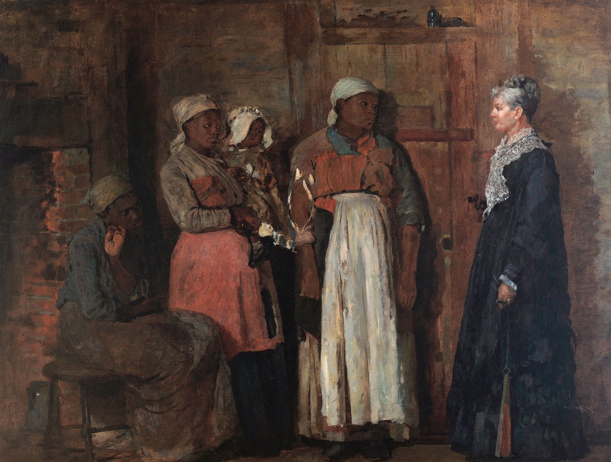 Ein Besuch der alten Herrin von Winslow Homer
