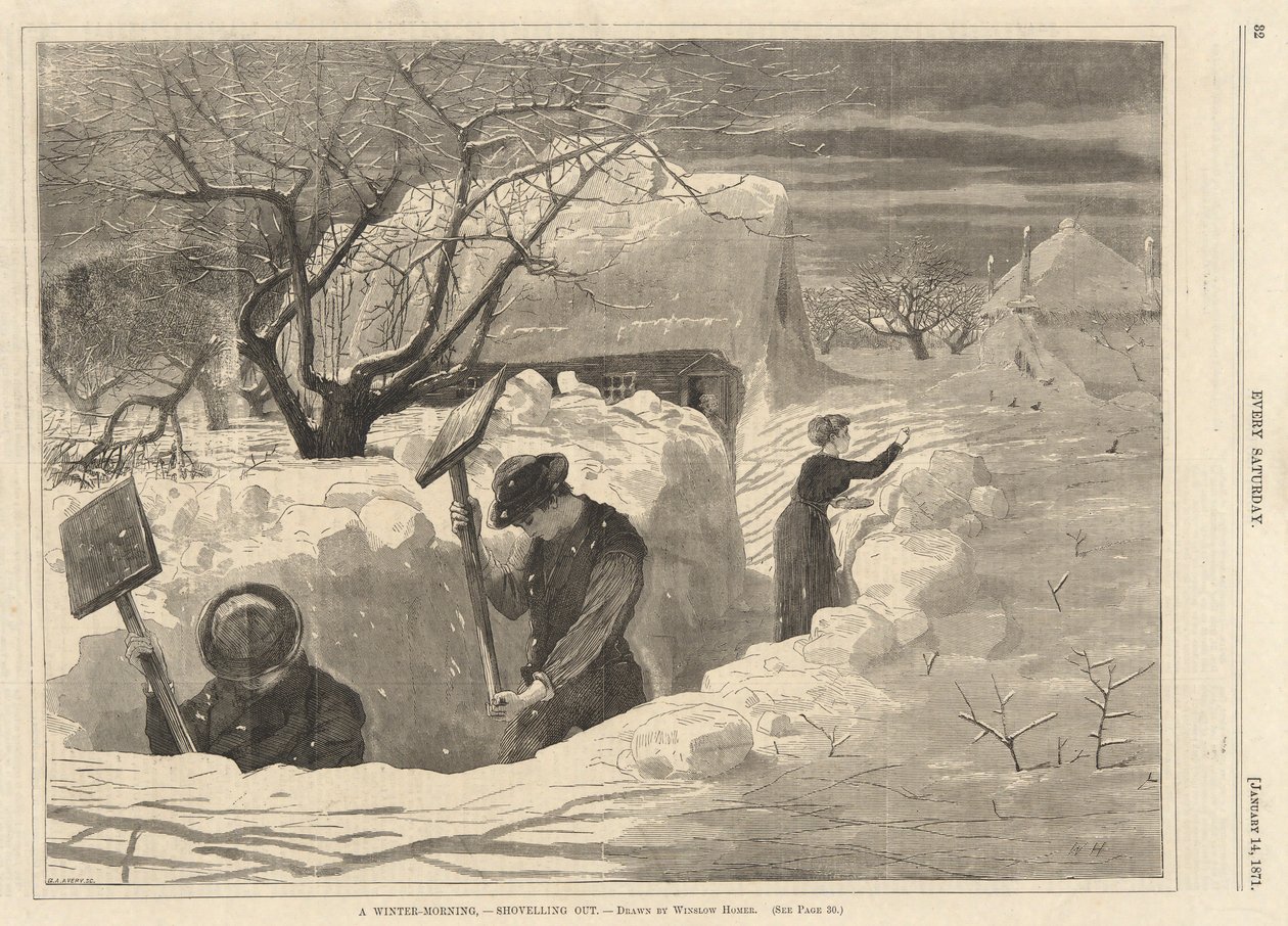 Ein Wintermorgen von Winslow Homer