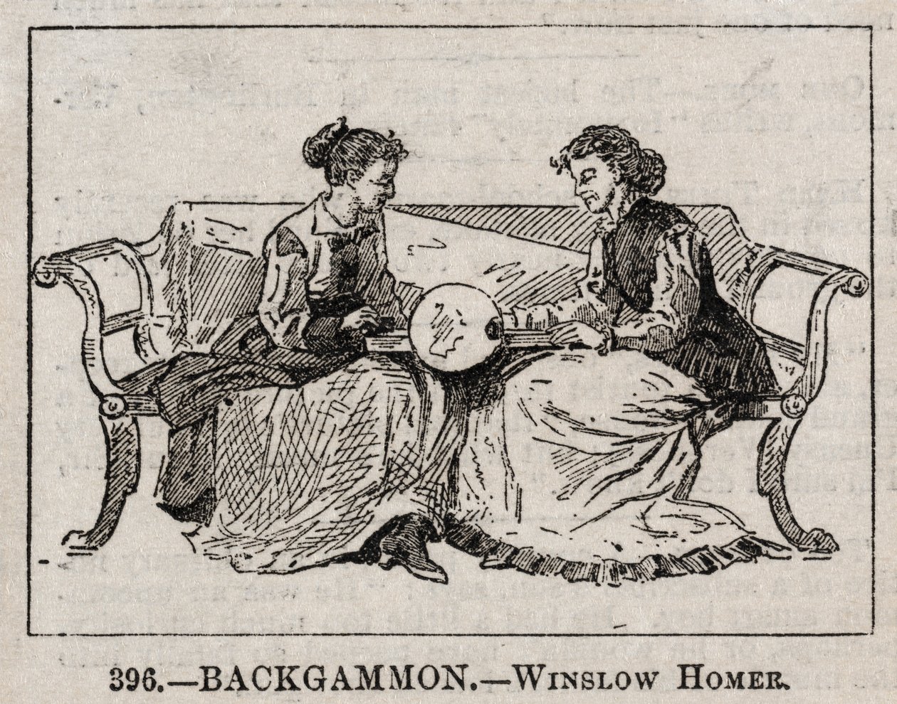 Backgammon von Winslow Homer