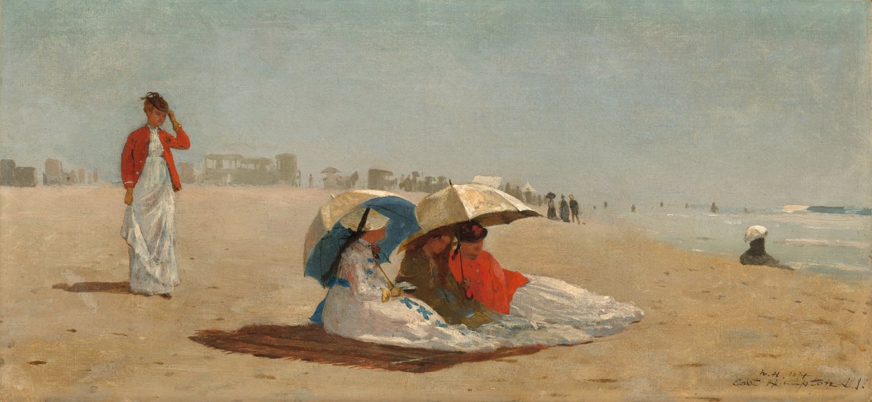 East Hampton Beach, Long Island, 1874 von Winslow Homer