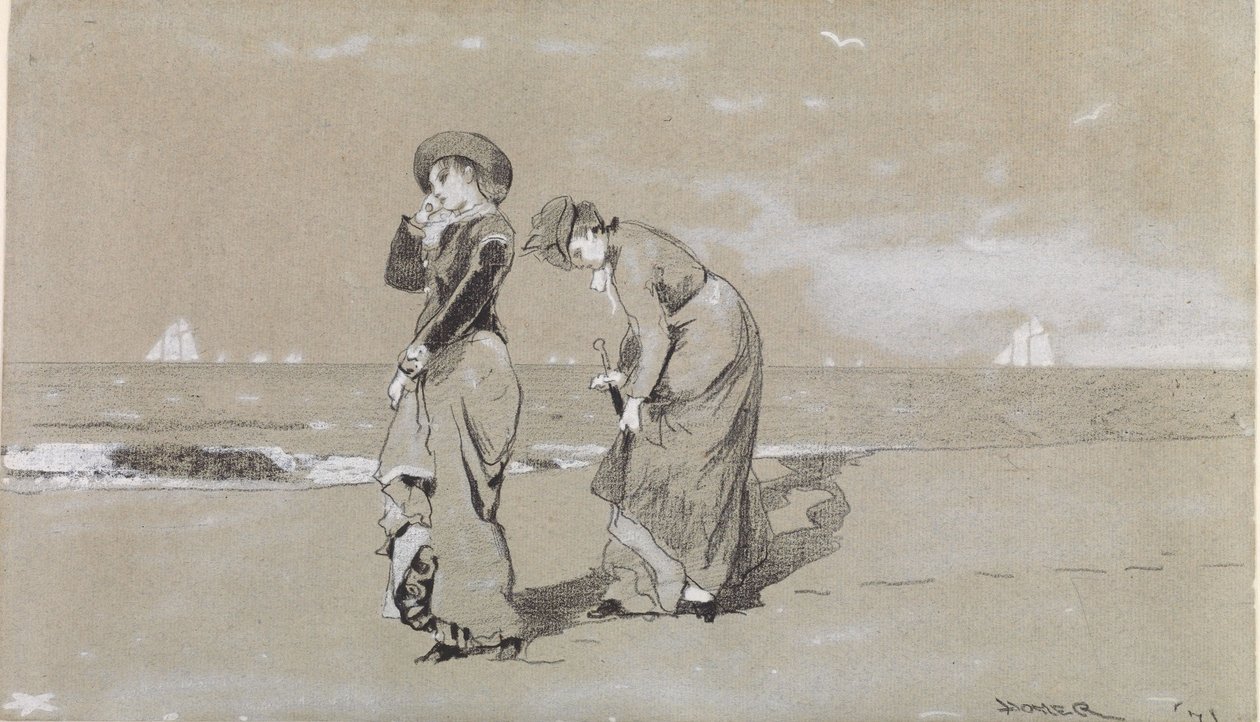 Abend am Strand von Winslow Homer