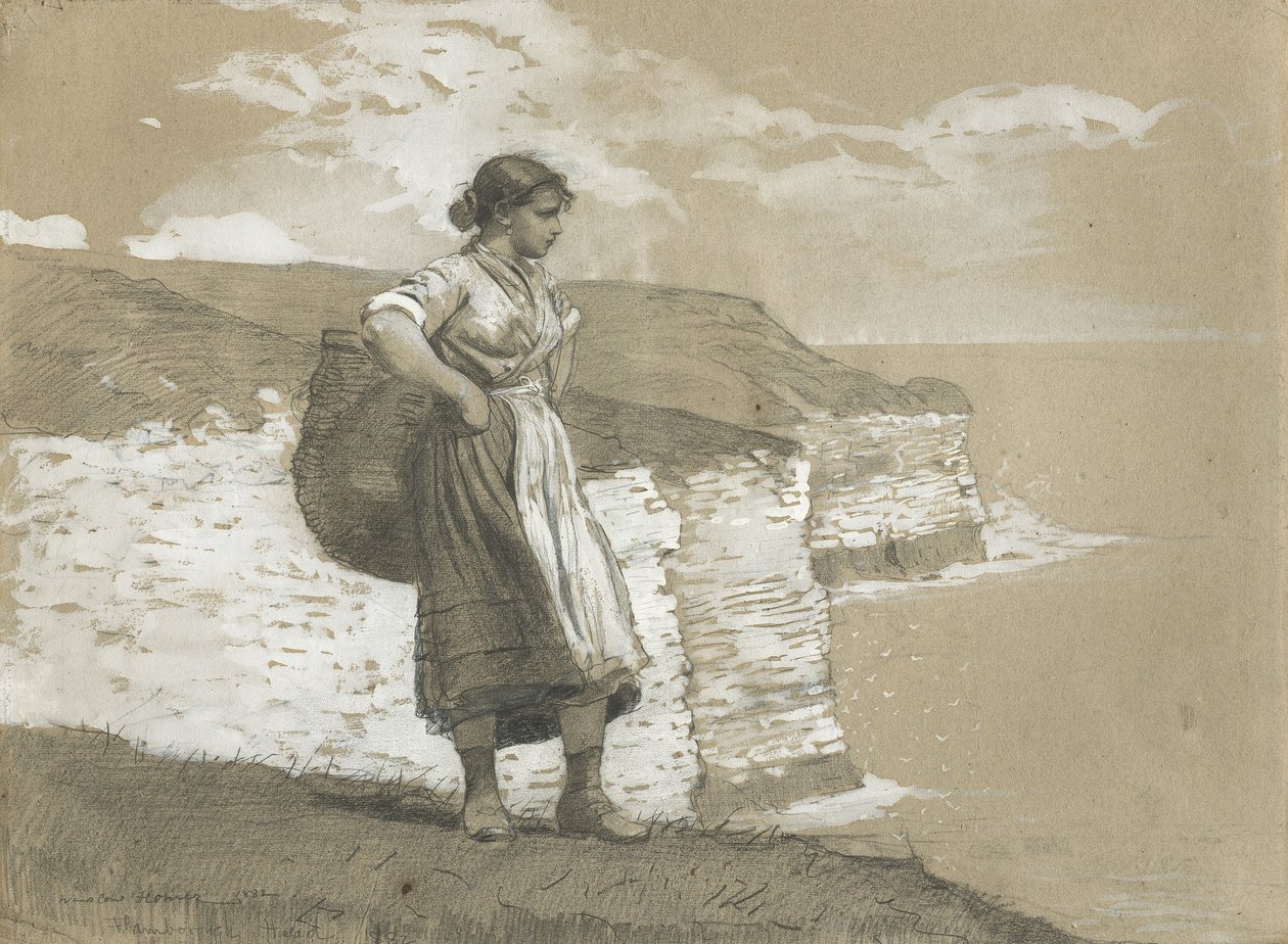 Flamborough Head, England, 1882 von Winslow Homer