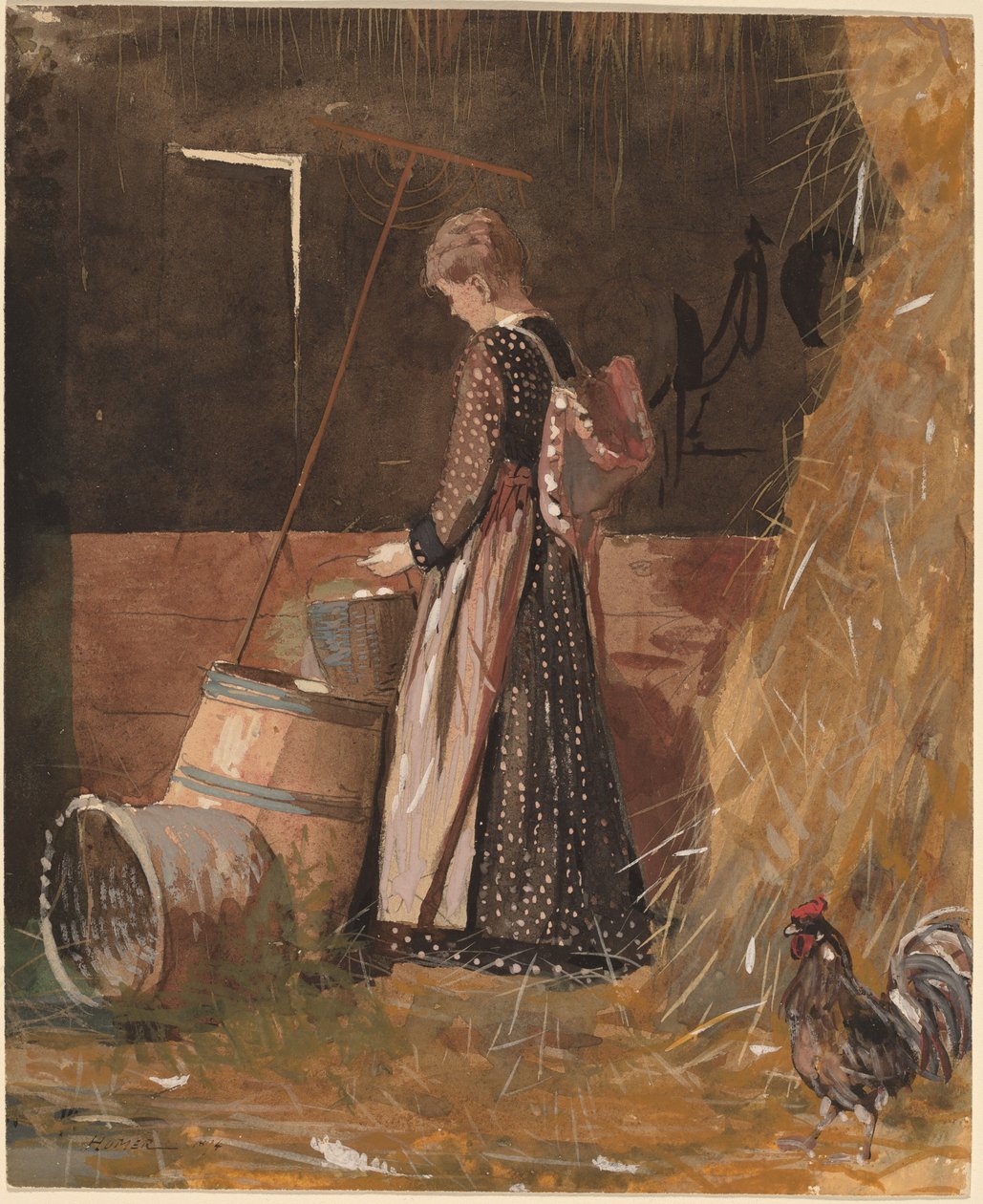 Frische Eier von Winslow Homer
