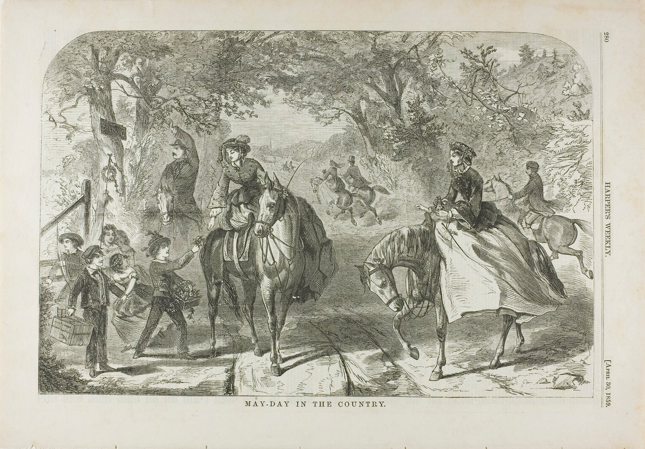 Maifeiertag auf dem Land von Winslow Homer