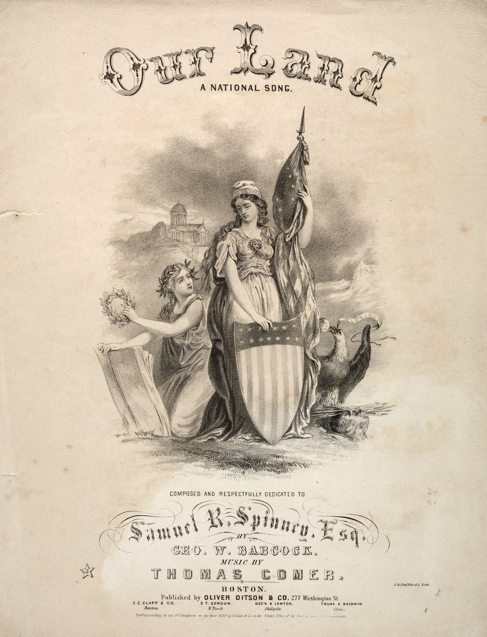 Unser Land - Notenblatt Cover von Winslow Homer