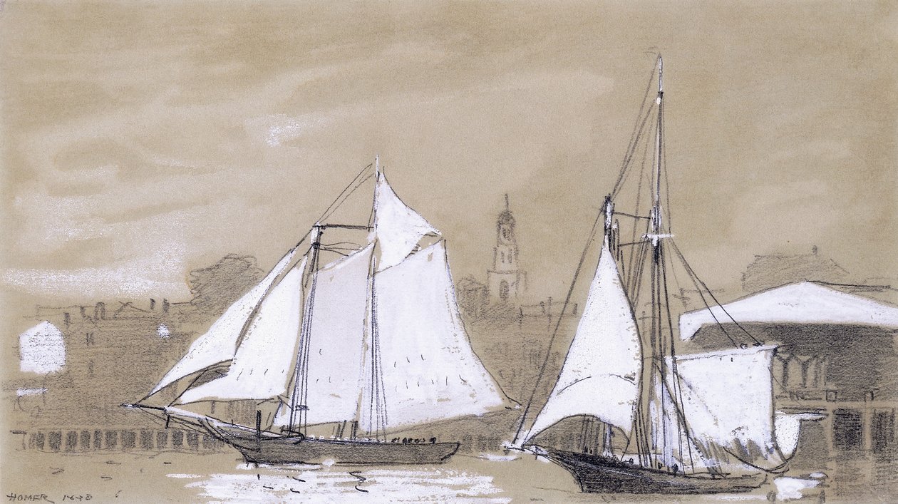 Zwei Schoner von Winslow Homer
