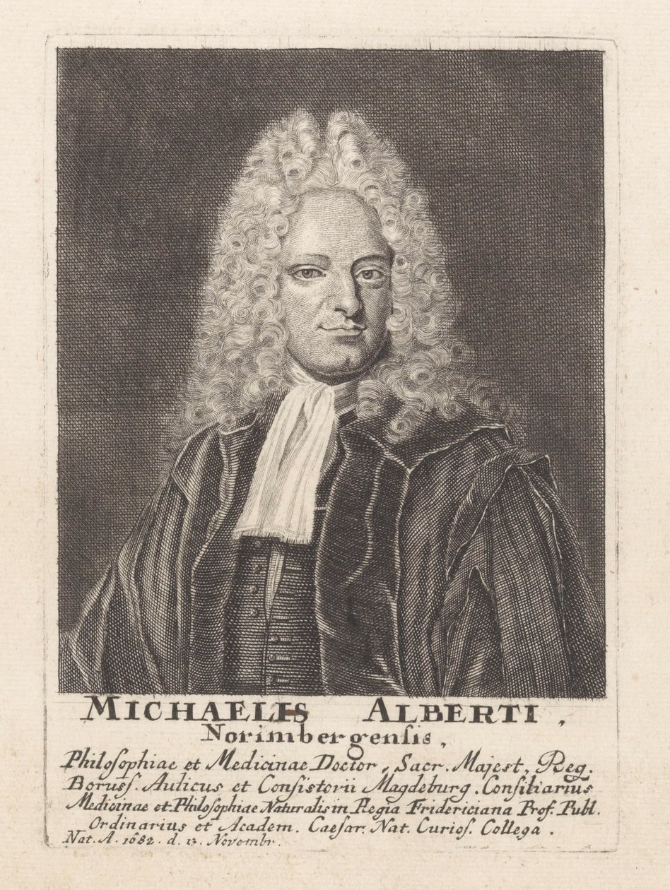 Porträt von Michael Alberti von Wolfgang Philipp Kilian
