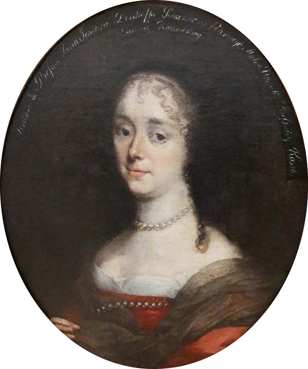 Porträt von Katarzyna Franciszka Denhoffowa geb. von Bessen (1635-1695) von Workshop of Daniel Schultz