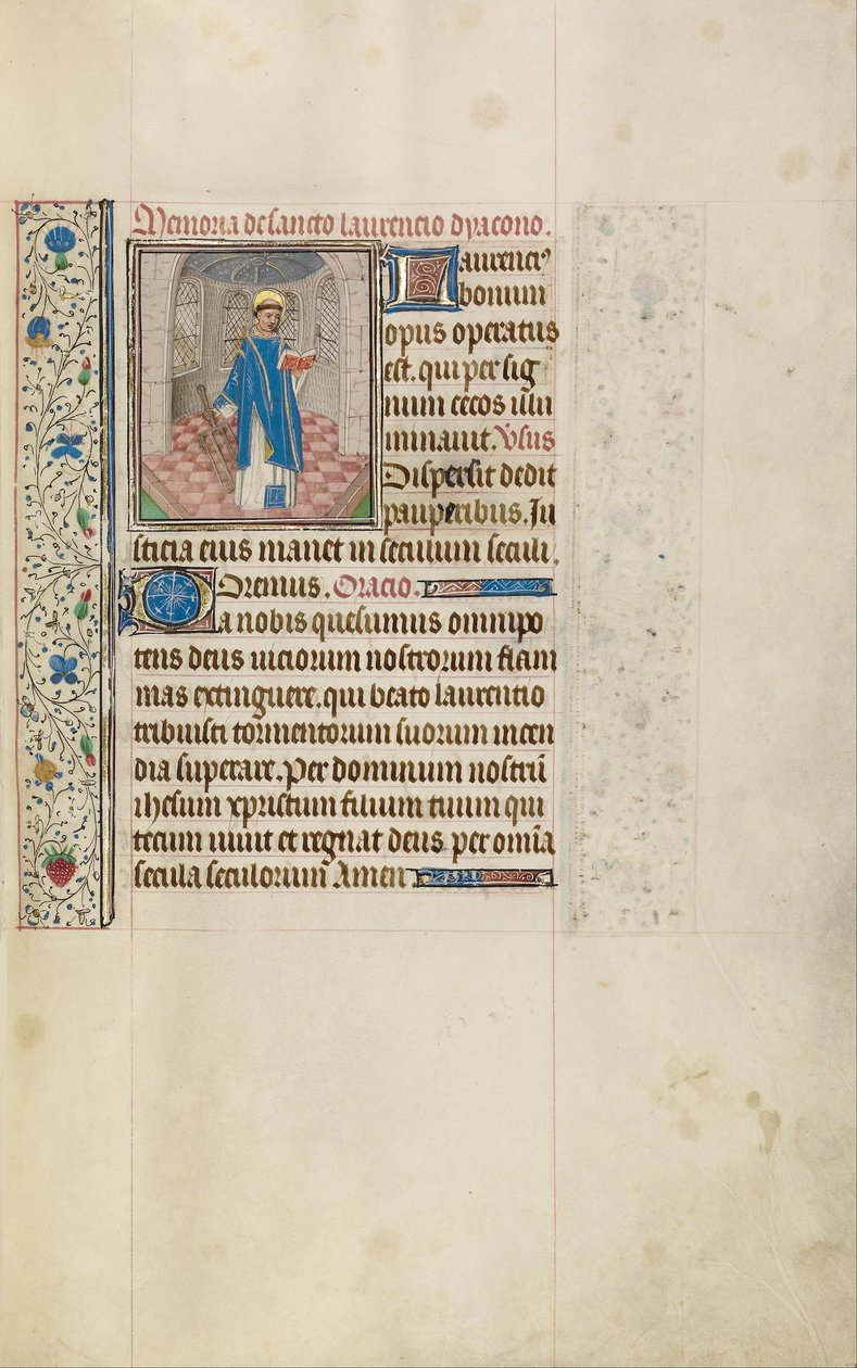 Heiliger Laurentius von Workshop of Willem Vrelant