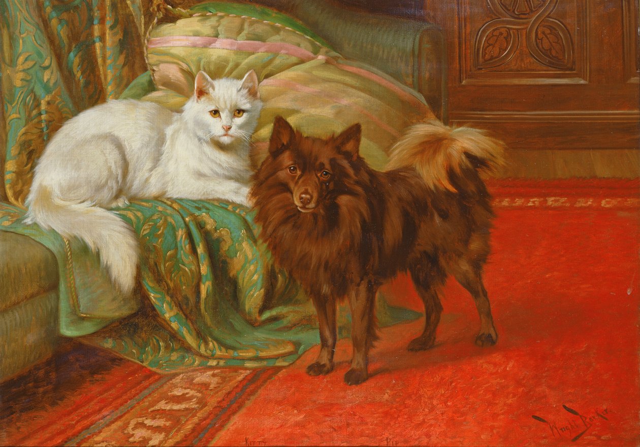 Kitty und Pip von Wright Barker