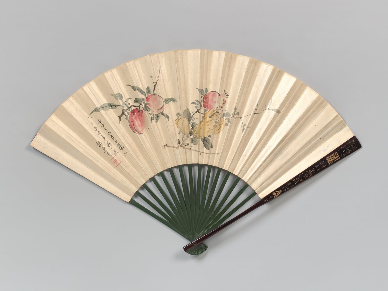 Pfirsiche, Granatapfel und Fingerzitrone von Yamamoto Baiitsu
