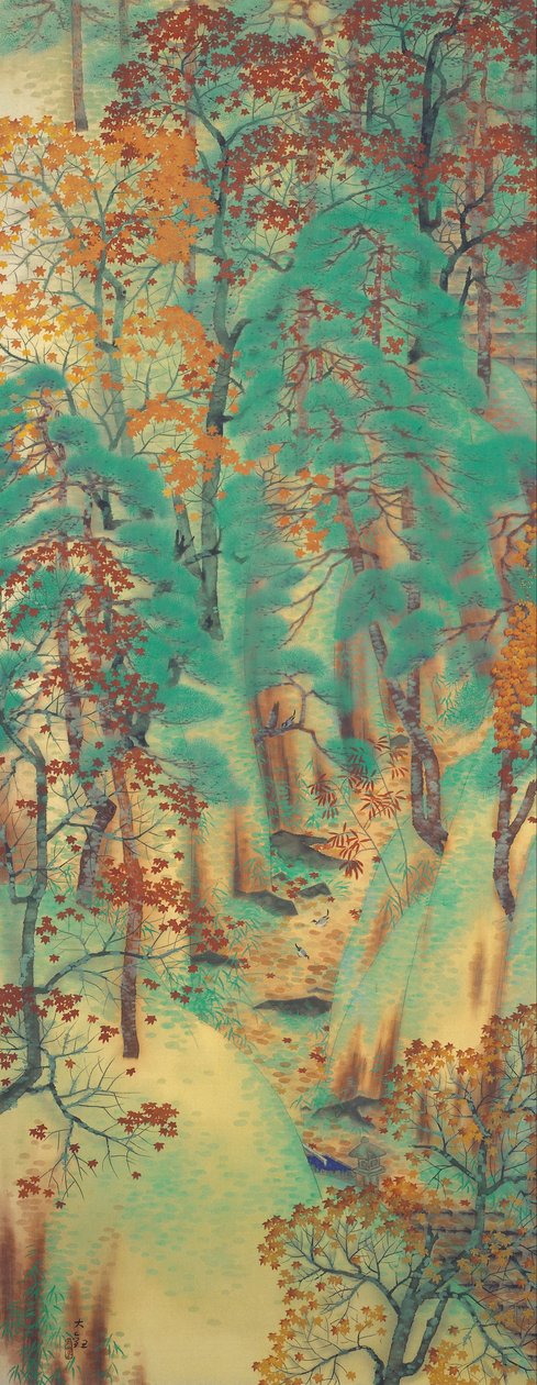 Weg nach Atago von Yokoyama Taikan