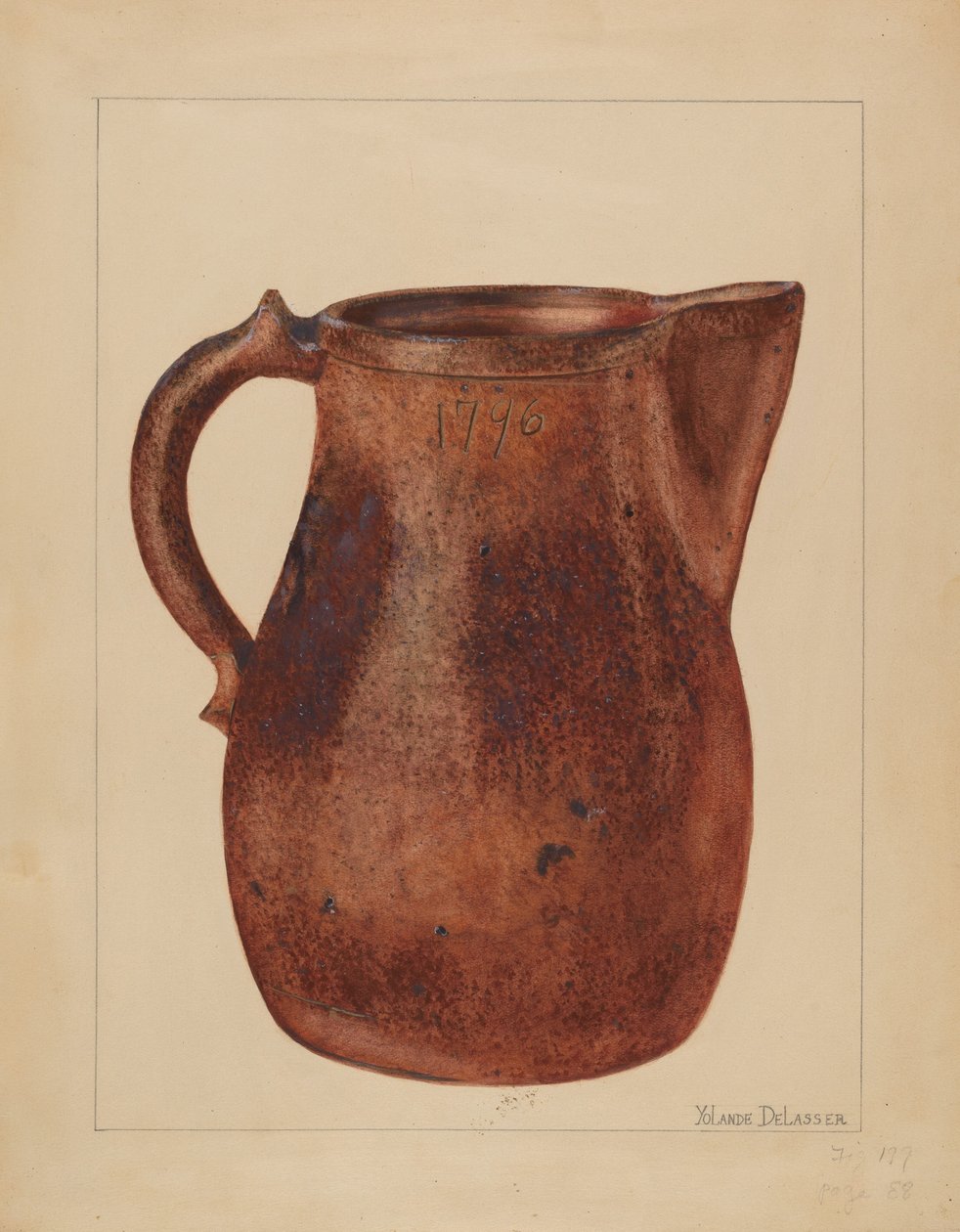 Krug von Yolande Delasser
