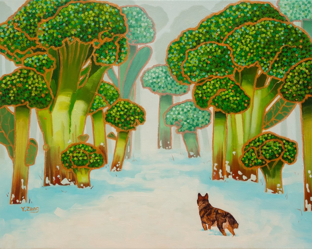 Brokkoli-Wald von Yue Zeng