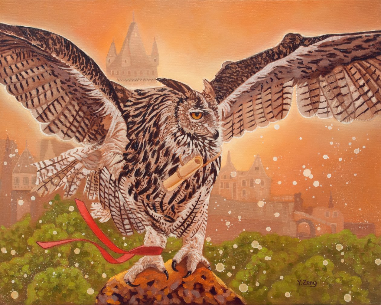 Eulenbote, 2023 von Yue Zeng