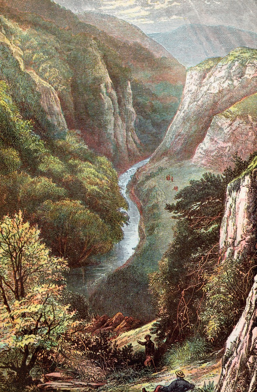 Dovedale, Peak District, Derbyshire, England von . .