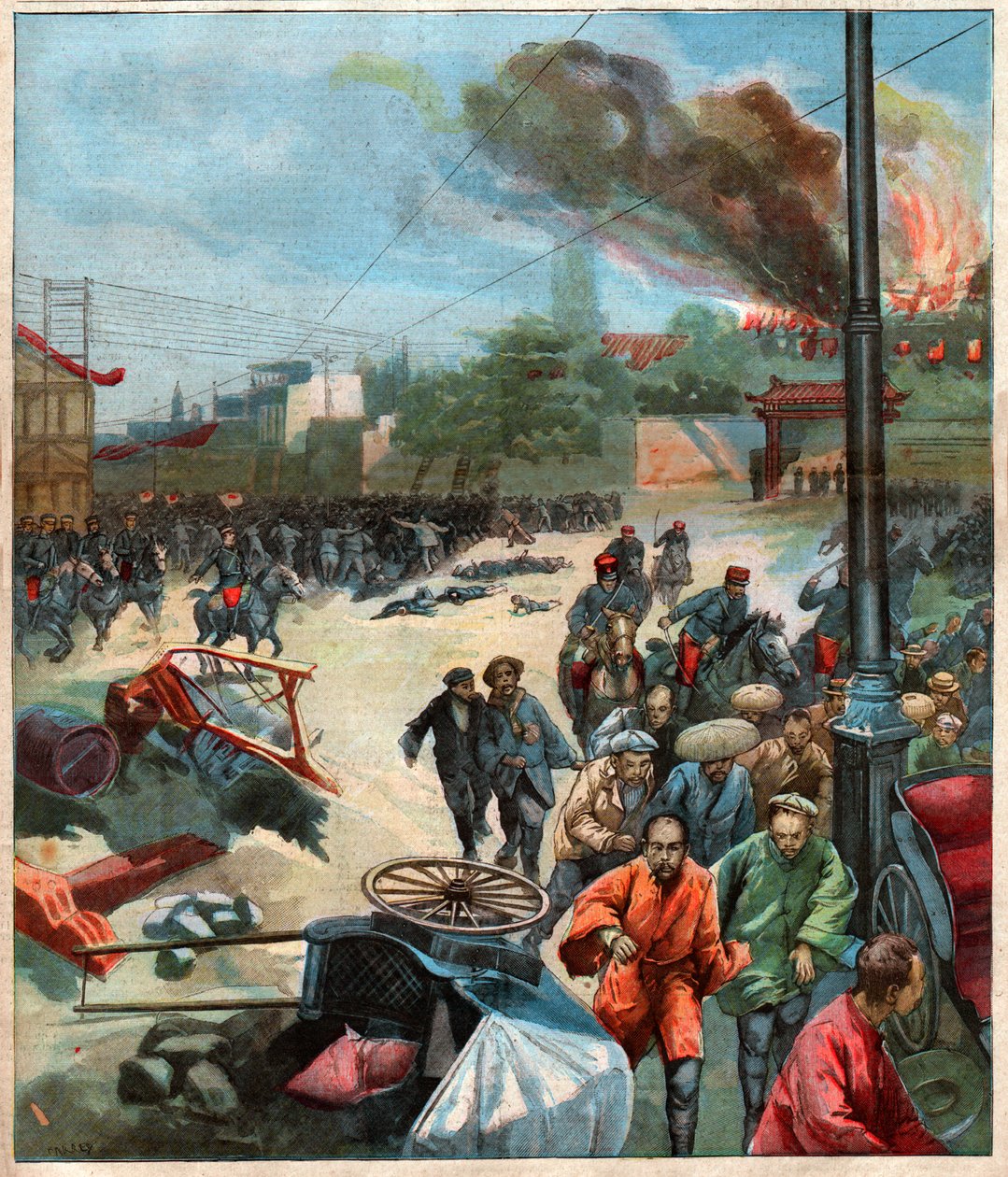 Demonstration in Tokio von John Pardon