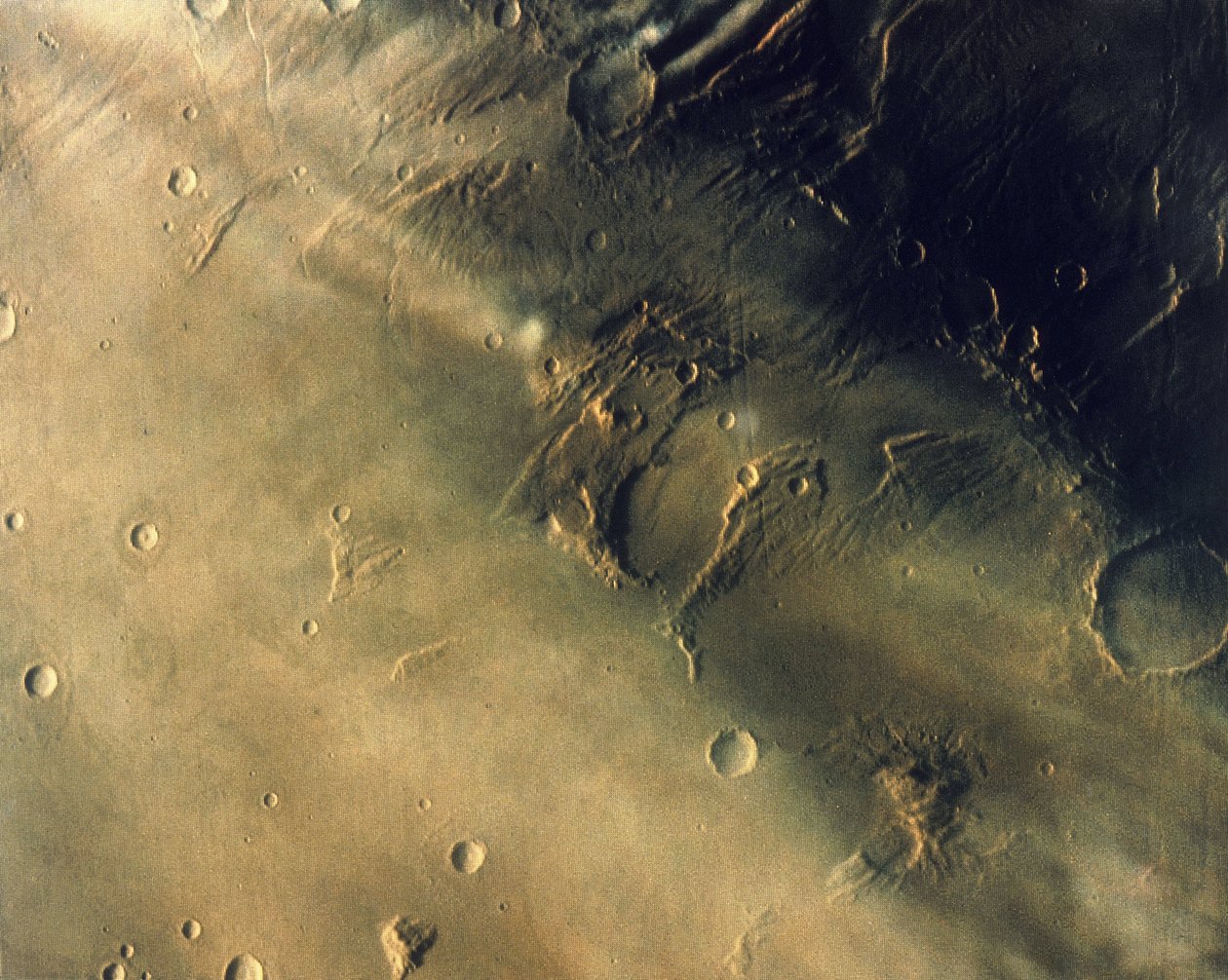 Oberfläche des Planeten Mars von Frederick (attr. to) Barnard