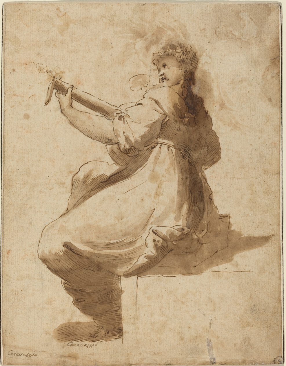 Der Lautenspieler von after Orazio Gentileschi