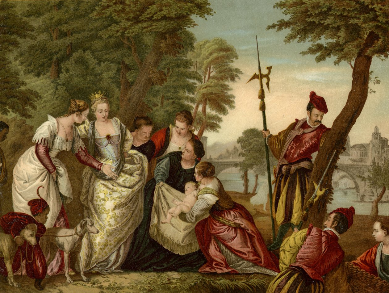 Das Auffinden des Moses von after Veronese