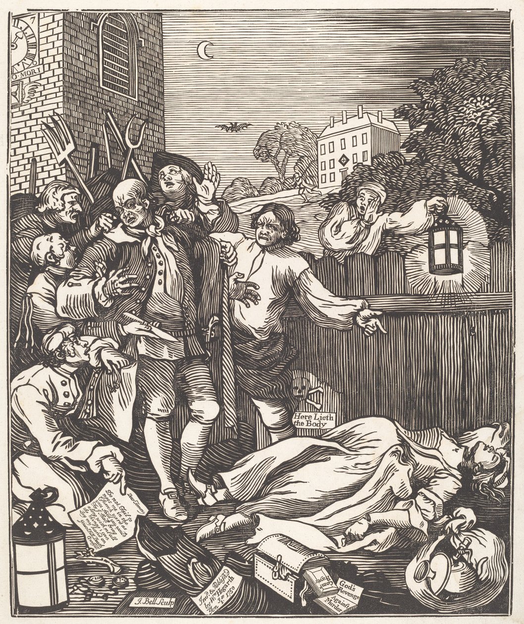 Grausamkeit in Perfektion von after William Hogarth John Bell