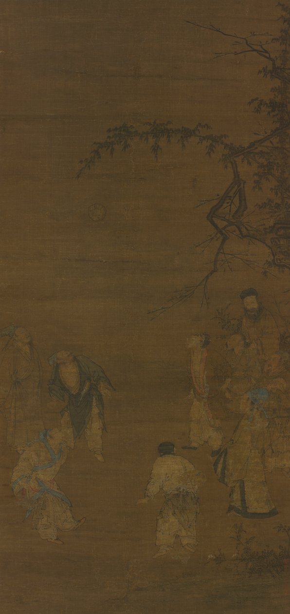 Die Fußballspieler von attributed to Ma Yuan