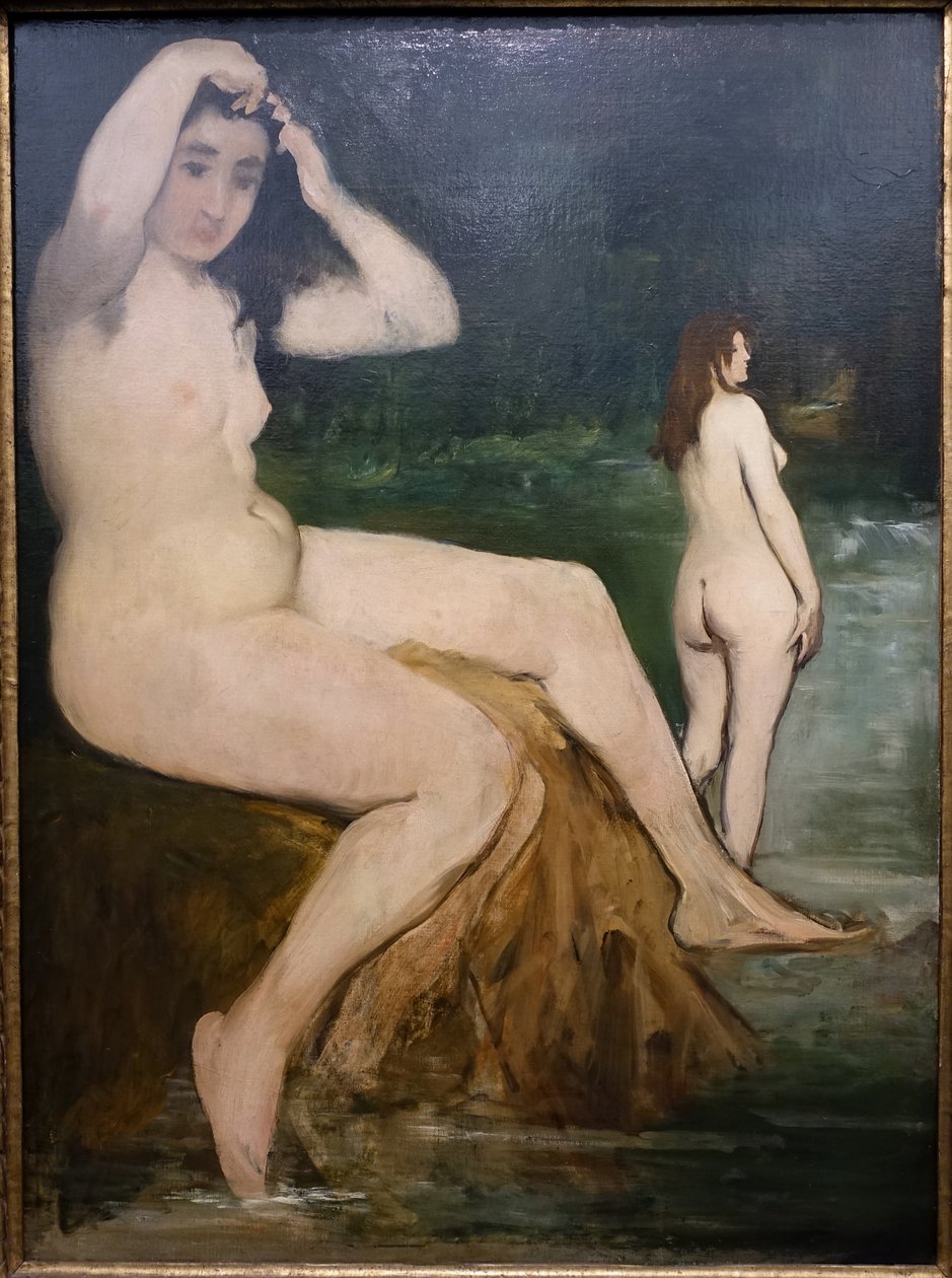 Badende an der Seine von Édouard Manet
