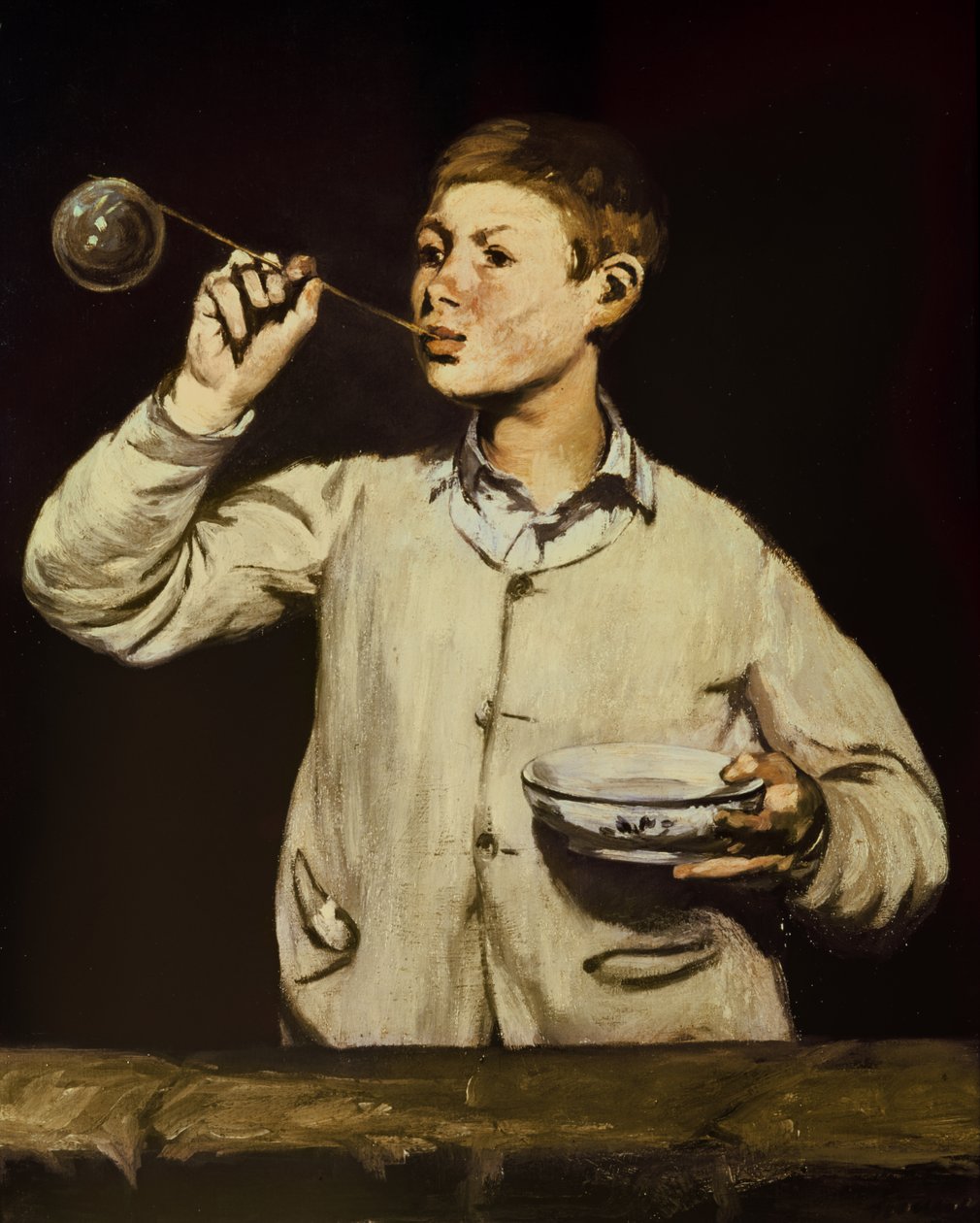 Junge, der Seifenblasen bläst, 1867-69 von Édouard Manet