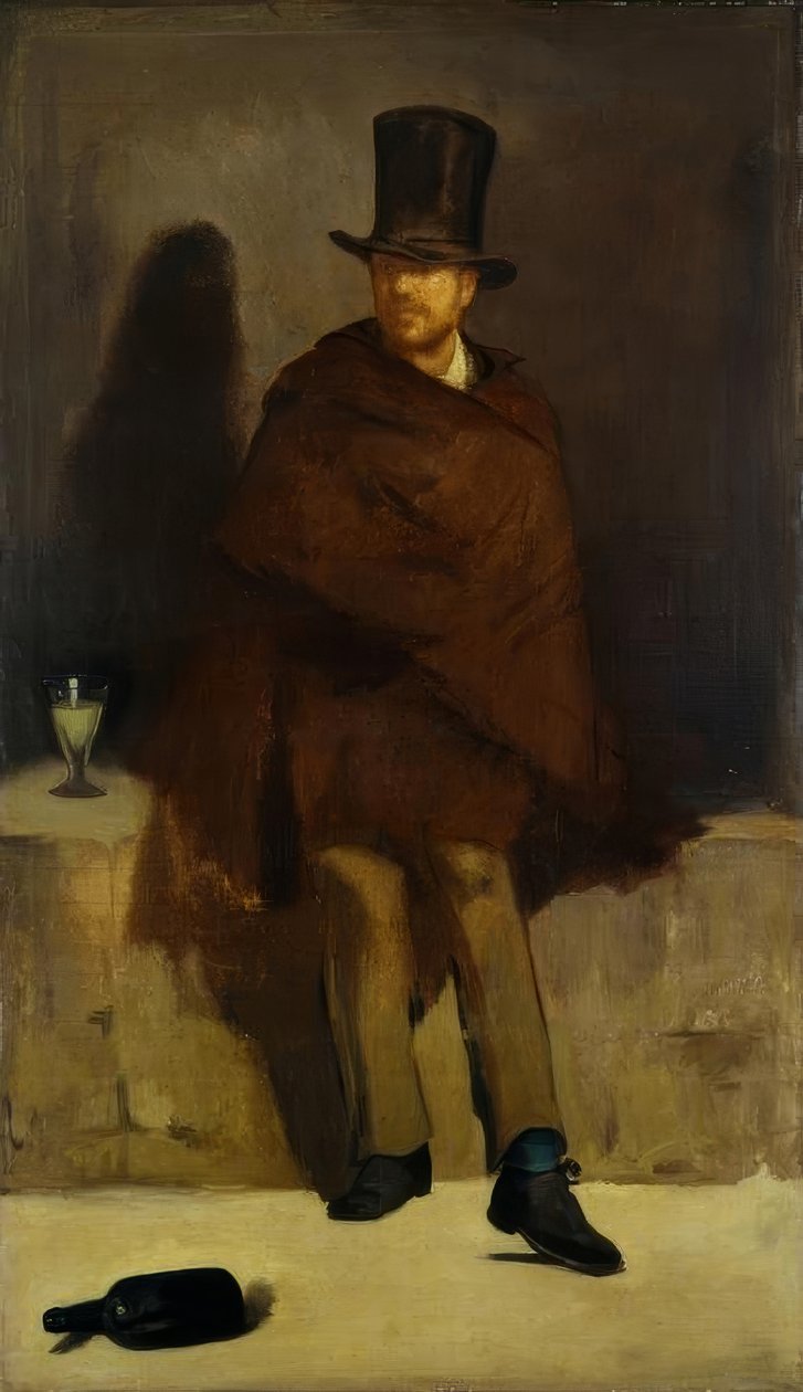 Der Absinthtrinker von Édouard Manet