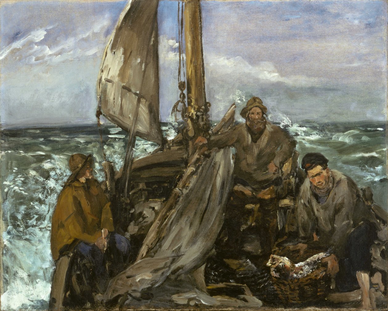 Die Arbeiter des Meeres von Édouard Manet