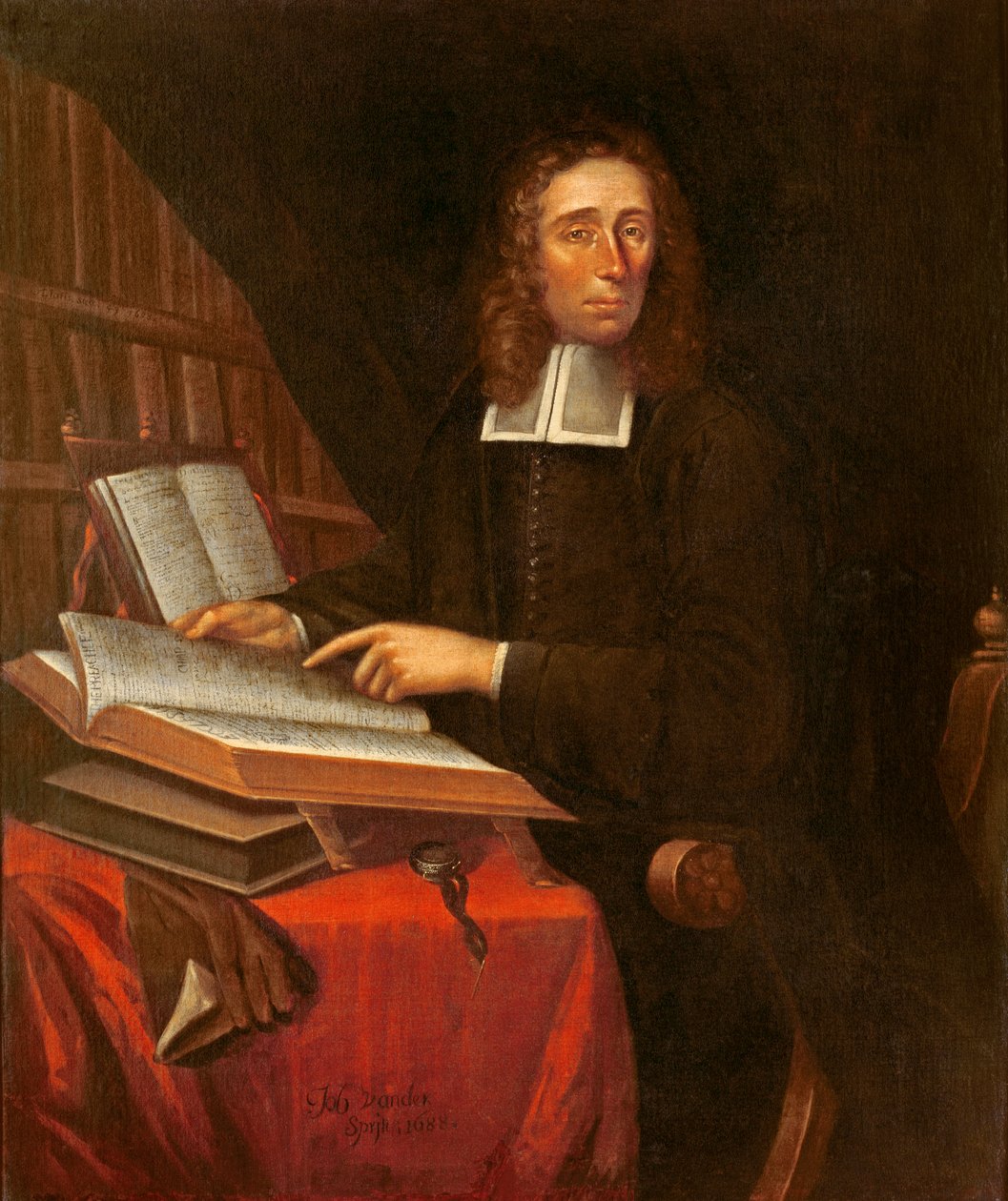 Increase Mather (1639-1723) 1688 von Jan van der Spriet or Spriett