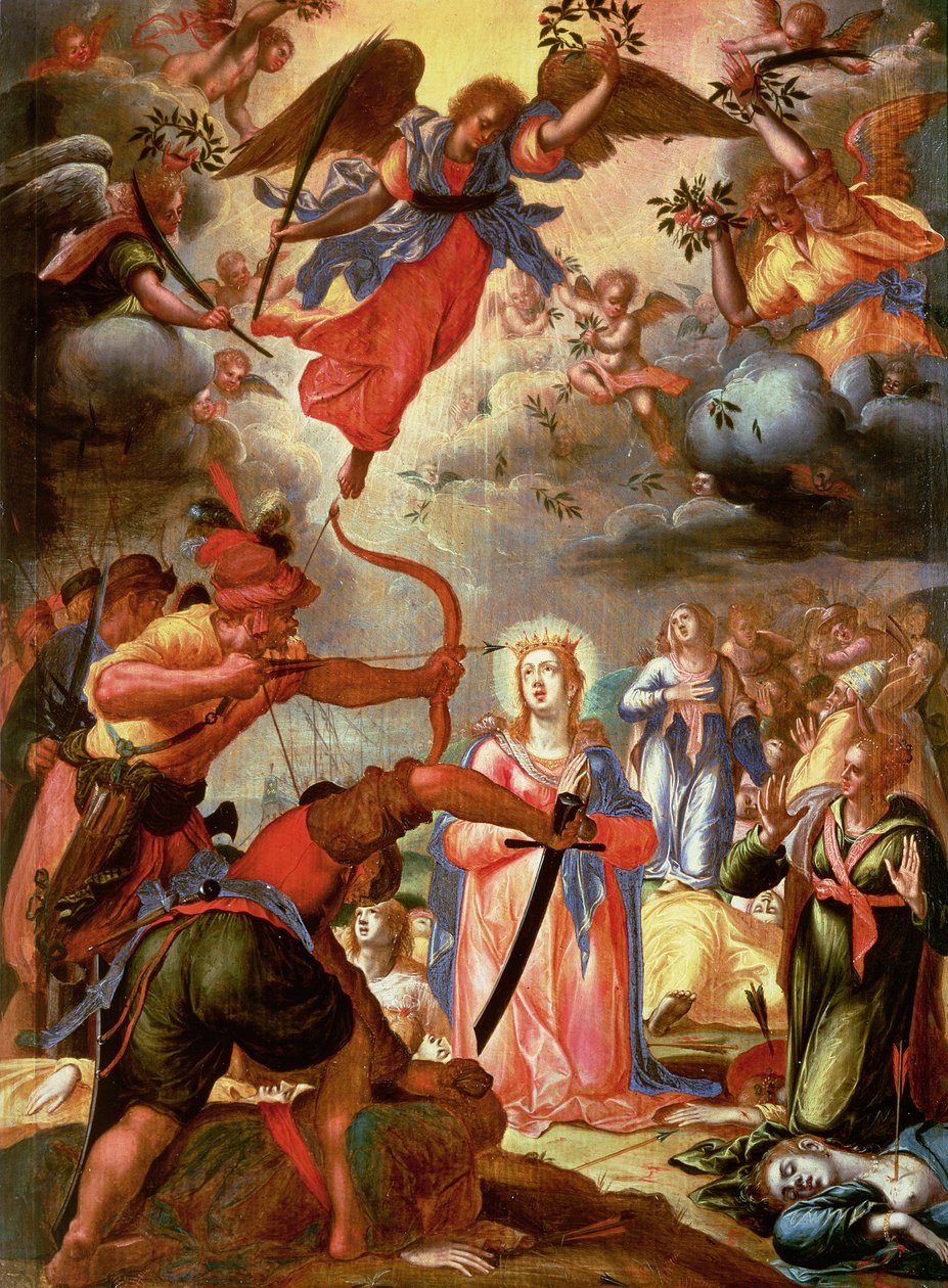 Das Martyrium der hl. Ursula, frühes 17. Jahrhundert von or Wit, Peter Witte