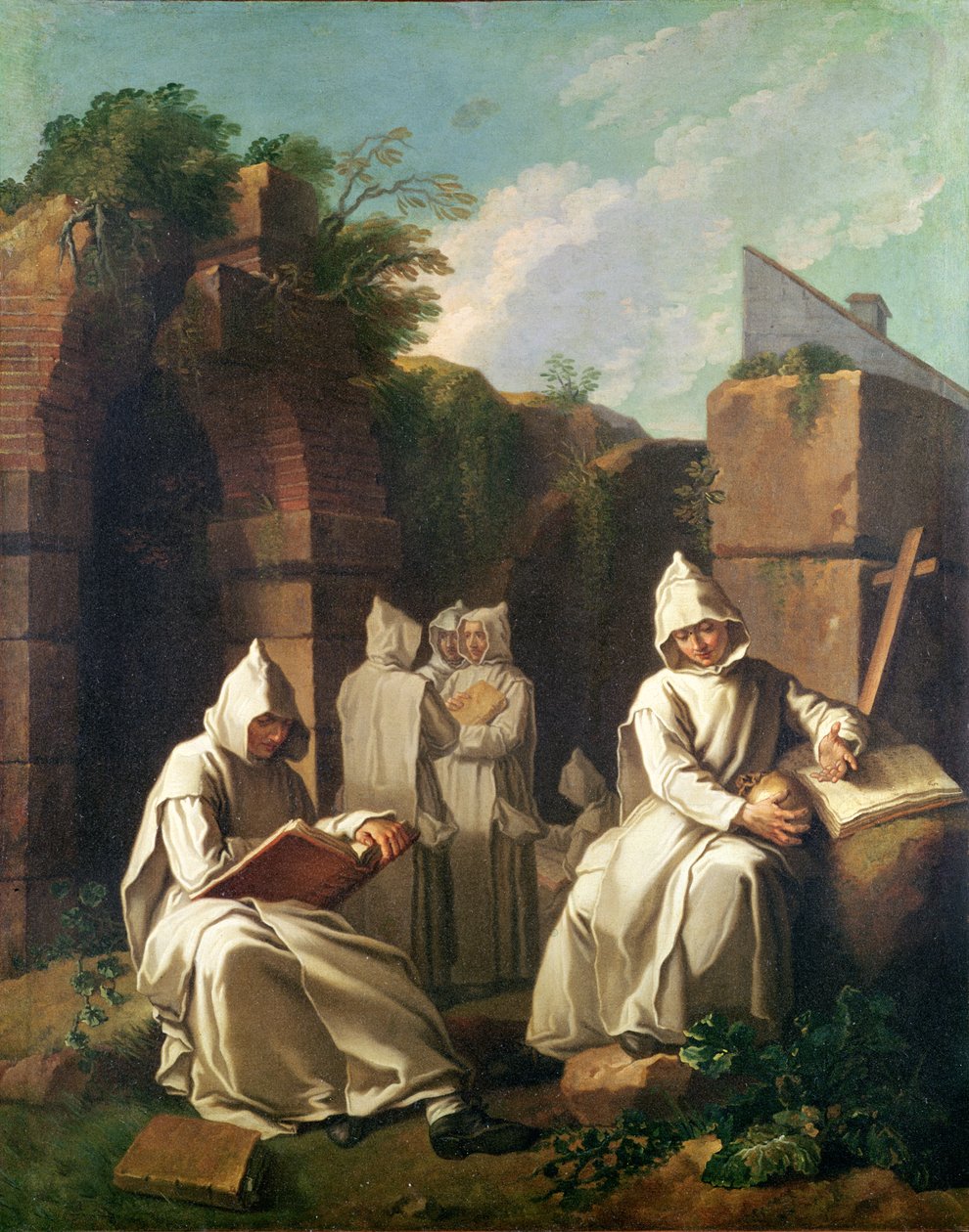 Kartäusermönche in Meditation von Étienne Jeaurat
