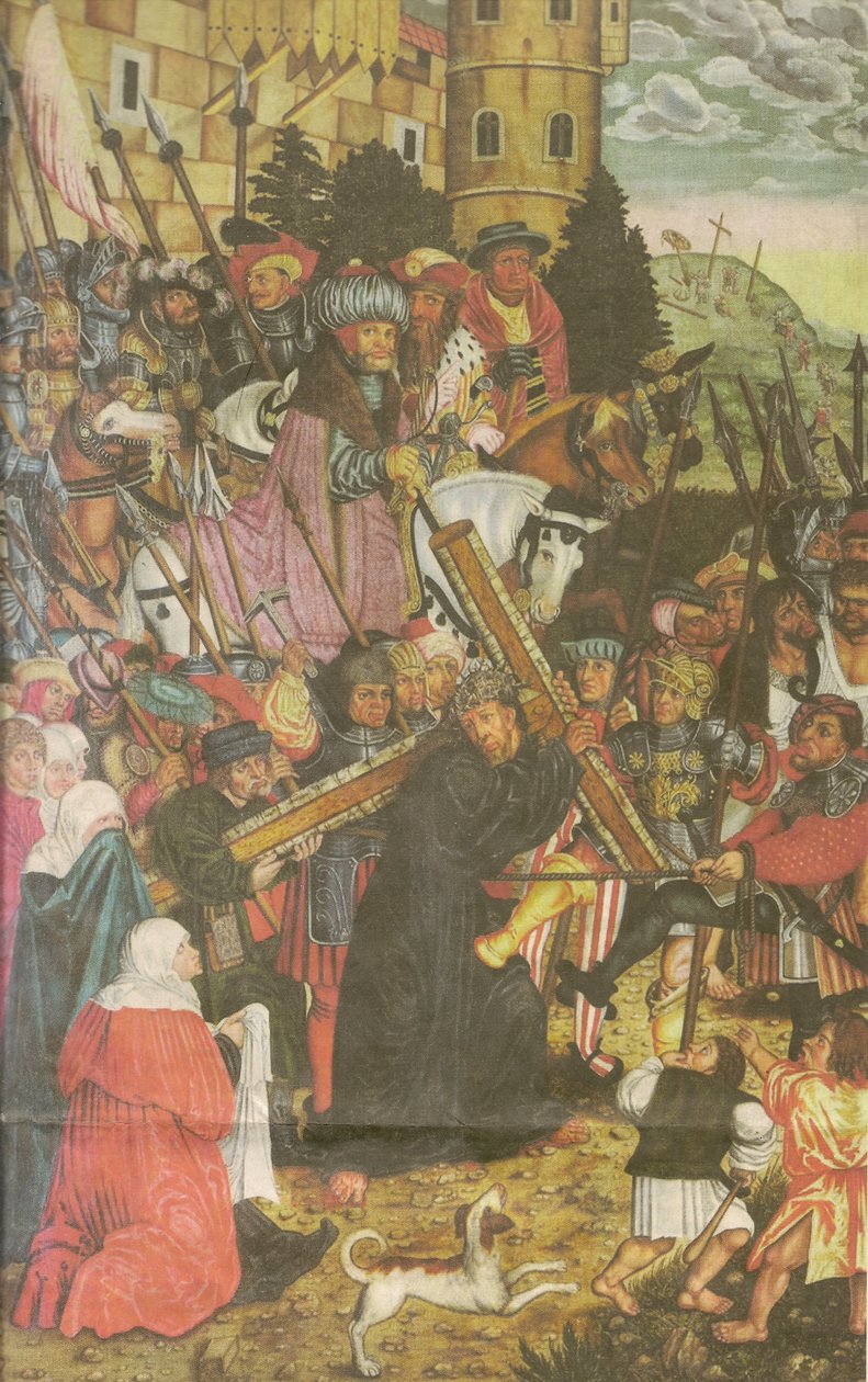 Kreuztragung von workshop of Lucas Cranach the Elder